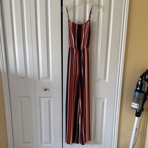 Forever 21 Multicolor Striped Jumpsuit